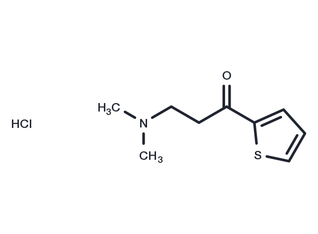 3-(dimethylamino)-1-(thiophen-2-yl)propan-1-one HCl Chemical Structure