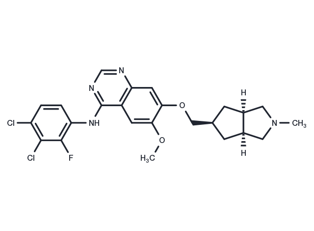 TargetMol Chemical Structure Tesevatinib