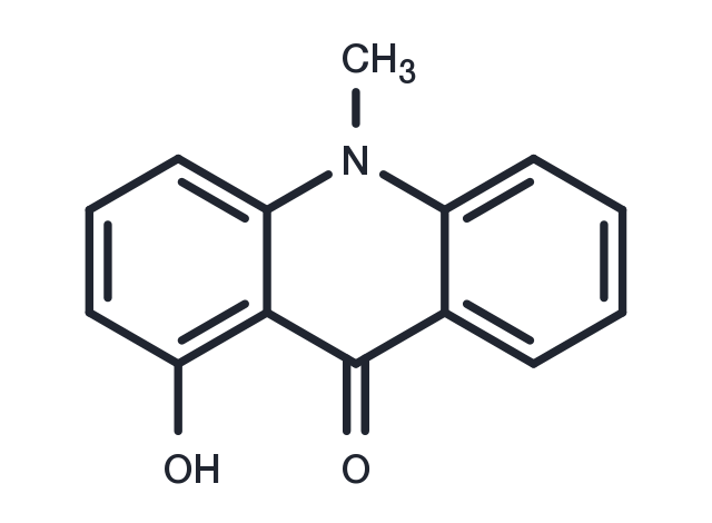 1-Hydroxy-N-methylacridone Chemical Structure