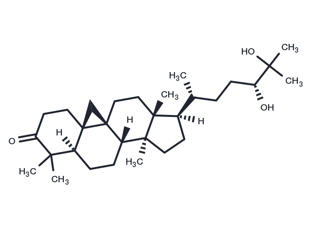 TargetMol Chemical Structure 24,25-Dihydroxycycloartan-3-one
