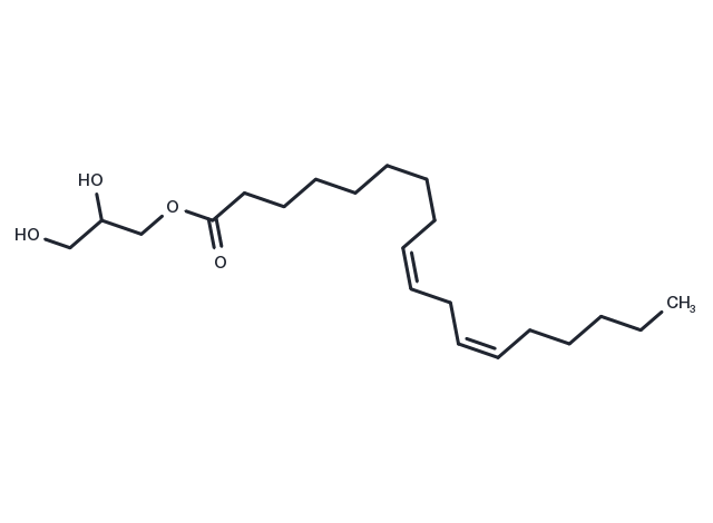 1-Linoleoyl Glycerol Chemical Structure