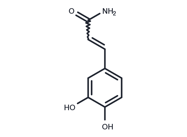 TargetMol Chemical Structure 3,4-Dihydroxycinnamamide