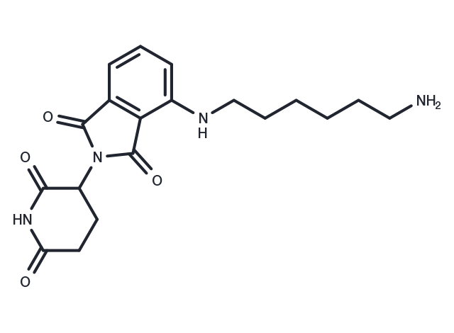 Thalidomide-NH-C6-NH2 Chemical Structure