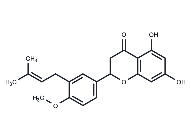 4'-O-Methyllicoflavanone Chemical Structure
