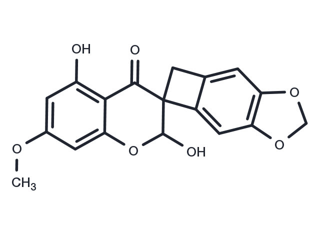 TargetMol Chemical Structure 2-Hydroxy-7-O-methylscillascillin