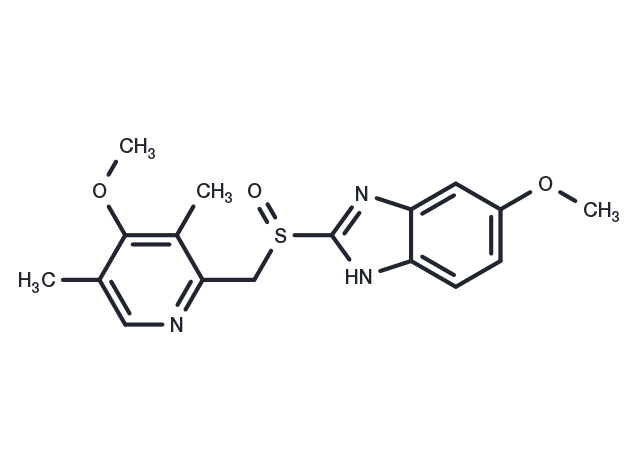 (R)-Omeprazole Chemical Structure