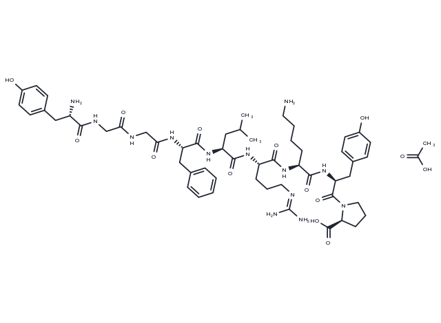 TargetMol Chemical Structure beta-Neoendorphin acetate(77739-21-0 free base)
