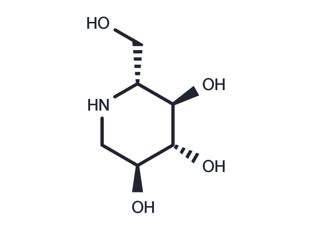 1-Deoxynojirimycin Chemical Structure
