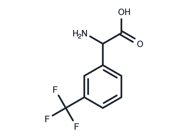 2-Amino-2-(3-(trifluoromethyl)phenyl)acetic acid Chemical Structure
