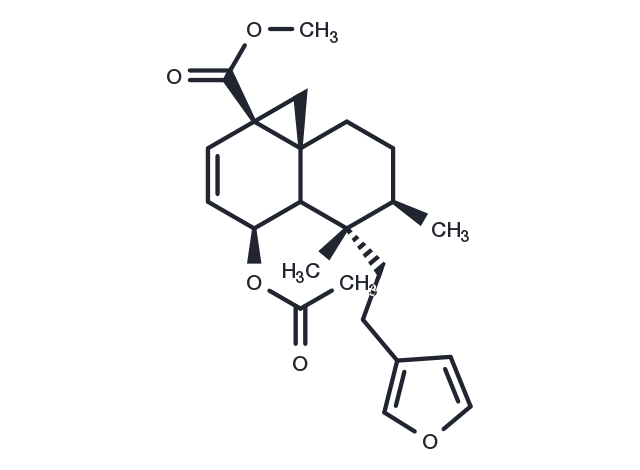 Methyl dodonate A acetate Chemical Structure