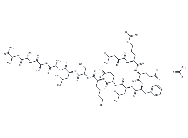 Neuronostatin-13 human acetate Chemical Structure