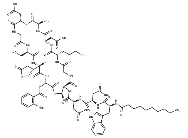 TargetMol Chemical Structure Daptomycin