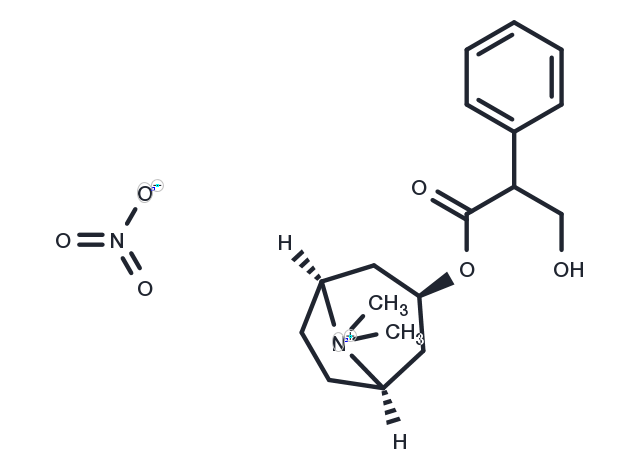 Methylatropine (nitrate) Chemical Structure