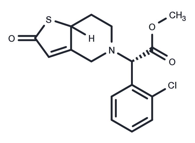 Clopidogrel thiolactone Chemical Structure