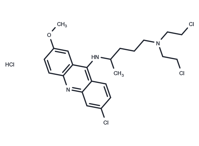 TargetMol Chemical Structure Quinacrine mustard hydrochloride