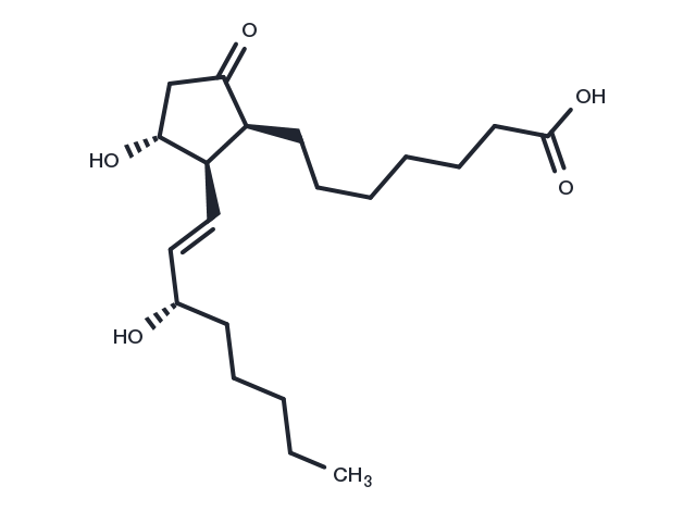 8-iso Prostaglandin E1 Chemical Structure