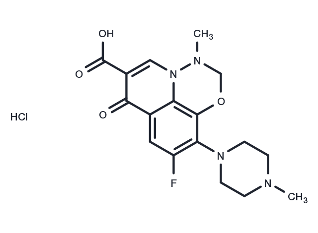 Marbofloxacin hydrochloride Chemical Structure