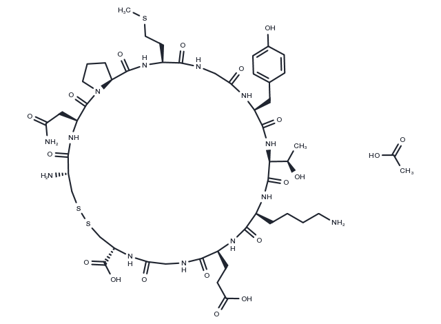 TargetMol Chemical Structure Cyclotraxin B acetate(1203586-72-4 free base)