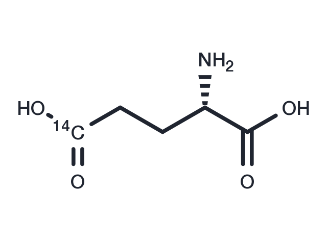 L-Glutamic-5-14C acid Chemical Structure