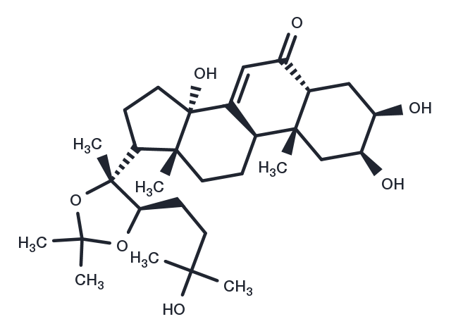 TargetMol Chemical Structure Ecdysterone 20,22-monoacetonide