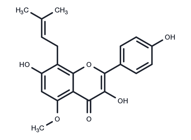 Sophoflavescenol Chemical Structure