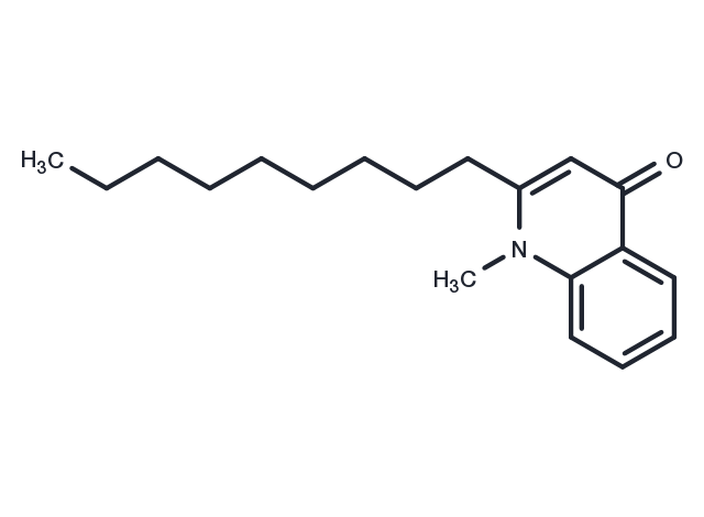 TargetMol Chemical Structure 1-Methyl-2-nonylquinolin-4(1H)-one