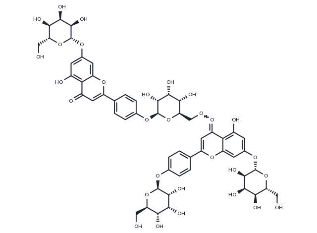 Apigenin 7,4'-di-O-alloside Chemical Structure