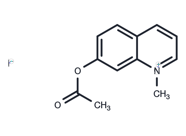 7-Acetoxy-1-methylquinolinium iodide Chemical Structure