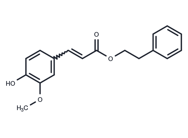 Phenethyl ferulate Chemical Structure