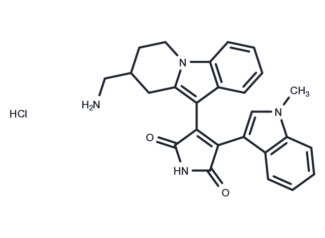 TargetMol Chemical Structure Bisindolylmaleimide X hydrochloride