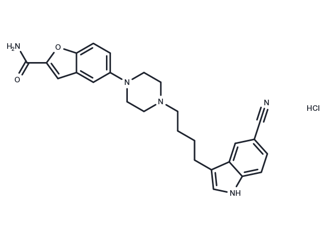 TargetMol Chemical Structure Vilazodone Hydrochloride