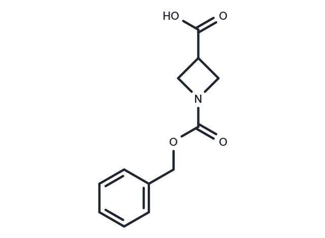 1-Cbz-azetidine-3-carboxylic acid Chemical Structure