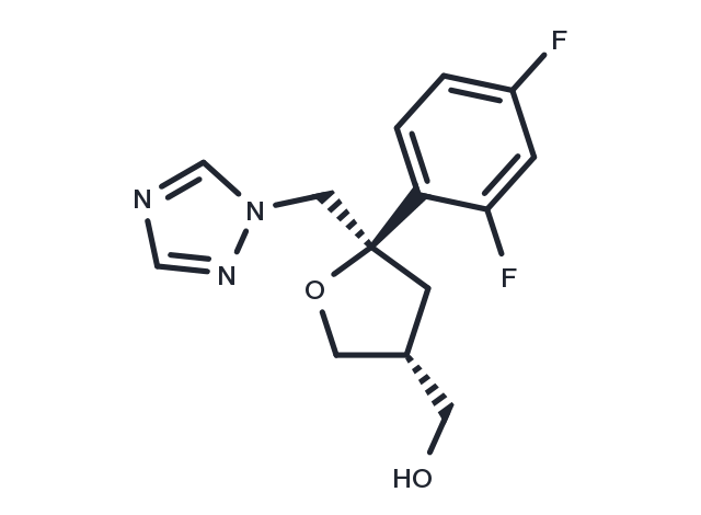 ((3R,5R)-5-((1H-1,2,4-Triazol-1-yl)methyl)-5-(2,4-difluorophenyl)tetrahydrofuran-3-yl)methanol Chemical Structure