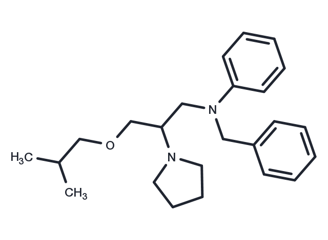 Bepridil free base Chemical Structure