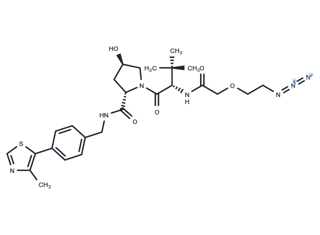 TargetMol Chemical Structure (S,R,S)-AHPC-PEG1-N3