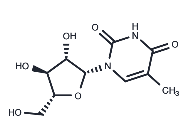 1-beta-D-Arabinofuranosylthymine Chemical Structure