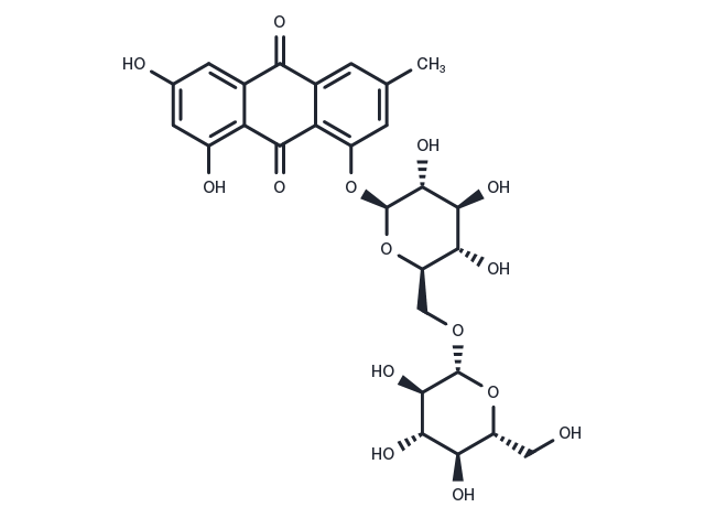 TargetMol Chemical Structure Emodin-1-O-β-gentiobioside
