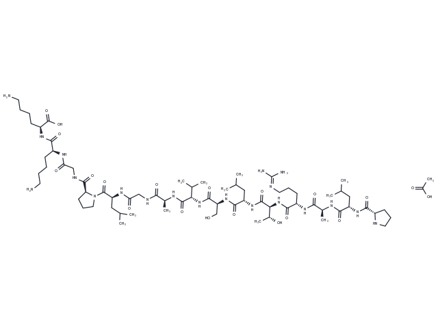 TargetMol Chemical Structure Syntide 2 acetate(108334-68-5 free base)