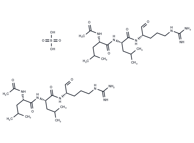 TargetMol Chemical Structure Leupeptin Hemisulfate
