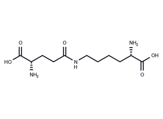 Epsilon-(gamma-glutamyl)-lysine Chemical Structure