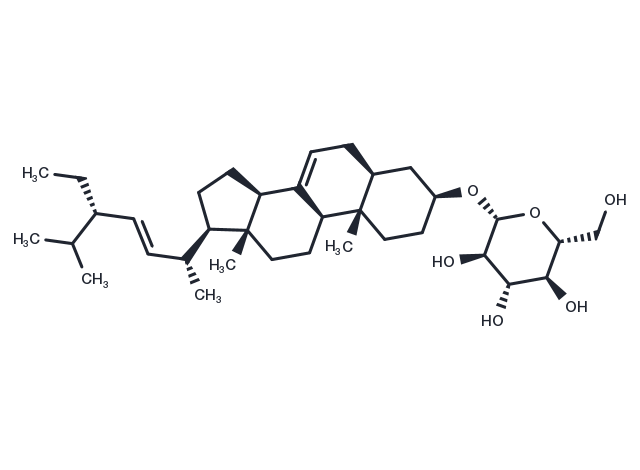 alpha-Spinasterol glucoside Chemical Structure