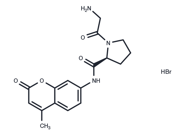 TargetMol Chemical Structure Gly-Pro-AMC hydrobromide