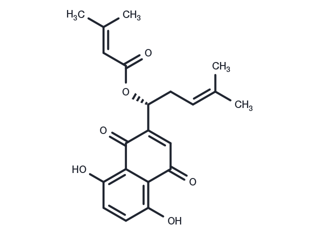 TargetMol Chemical Structure β,β-Dimethylacrylshikonin