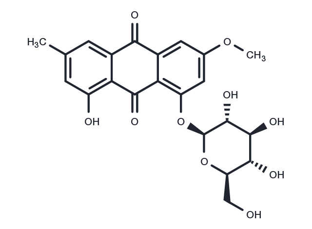 TargetMol Chemical Structure Physcion 8-O-β-D-glucopyranoside