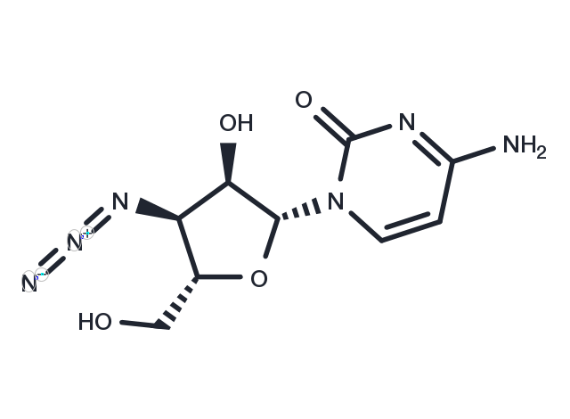 3’-Azido-3’-deoxycytidine Chemical Structure