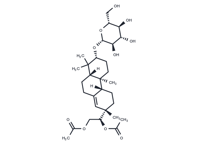 TargetMol Chemical Structure 15,16-Di-O-acetyldarutoside