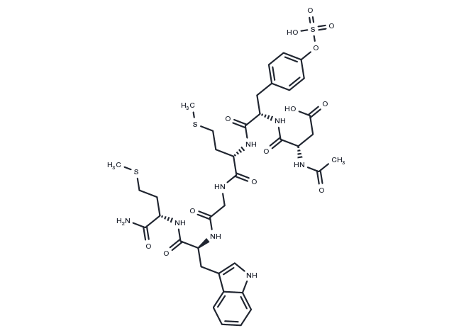 CCK (26-31) (sulfated) Chemical Structure