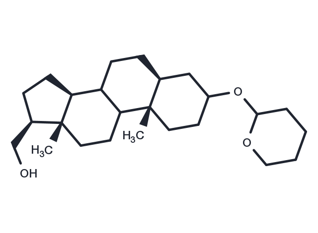 [3-(tetrahydro-2H-pyran-2-yloxy)androstan-17-yl]methanol Chemical Structure