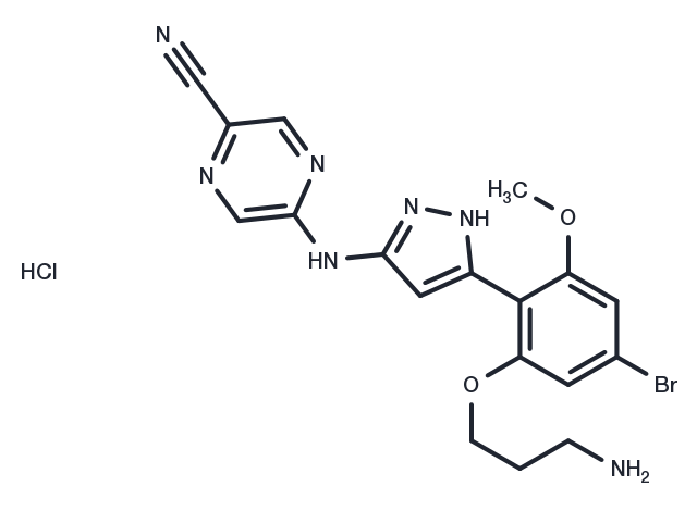 TargetMol Chemical Structure CHK1-IN-4 hydrochloride