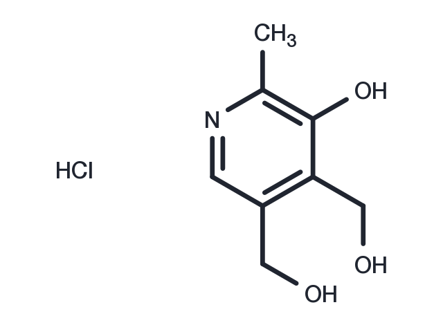 TargetMol Chemical Structure Pyridoxine hydrochloride